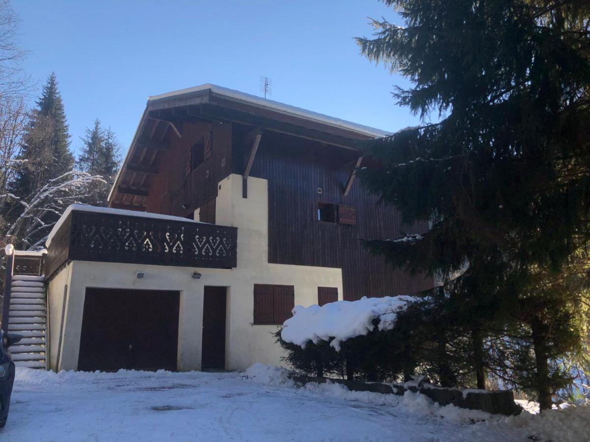 Chalet en pleine nature avec 2 appartements pour 6 ou 8 qui peuvent être réunis en 1 pour 14 personnes Saint-Gervais-les-Bains Exterior foto